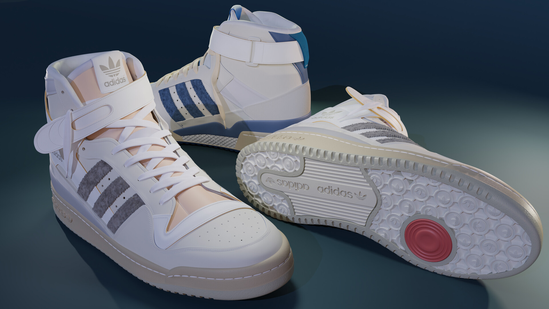 Adidas Forum High 84 3D Model
